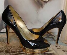Black High Heels Size 8