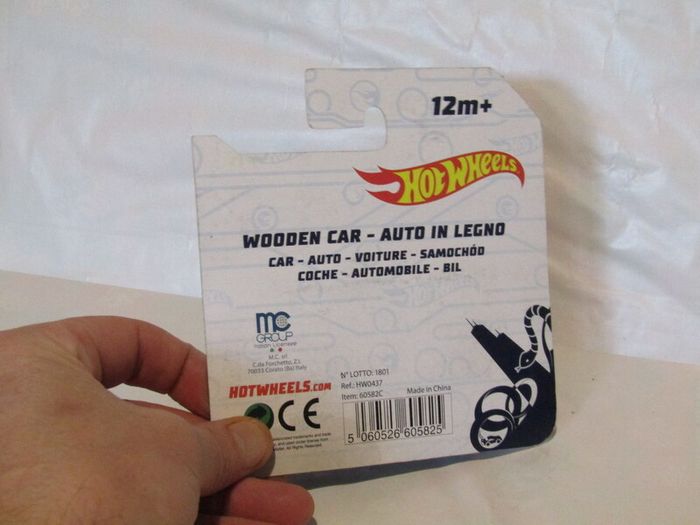 Hot Wheels Wooden Green Car Auto In Legno Brand New Sealed