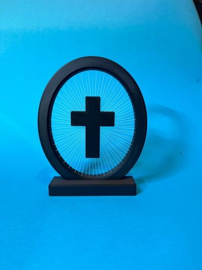 String Art Radiant Cross