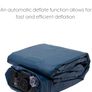 Premium Double Inflatable Mattress - 203 x 152 x 48 cm - with built-in electric pump and integrated pillow Image 2