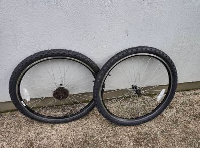 26"bike wheels all together