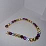 14ct gold multicoloured bracelet Image 8
