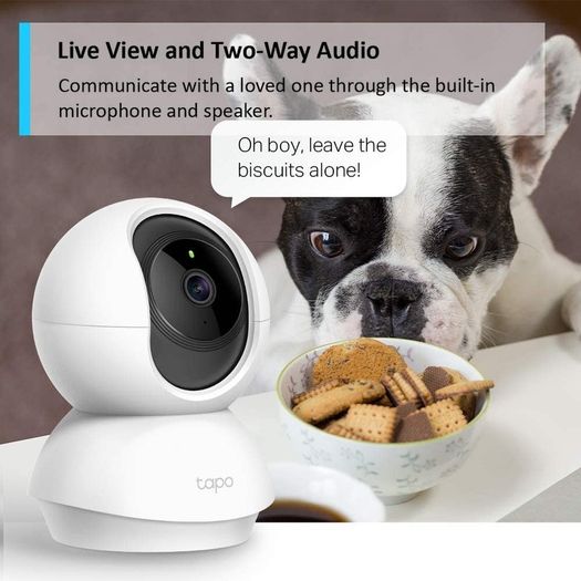 Tilt Smart Security Camera, Indoor CCTV, 360 Degree Rotational Views, Works with Alexa&Google Home, No Hub Required, 1080p, 2-Way Audio, Night Vision (FREE SHIPPING)