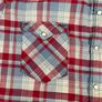 Levis Strauss Shirt Mens XXL Blue Red Plaid Western Top - Pearl Snap - White Tag Image 9