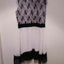 Pink Brand Black Lace and White Dress Image 4