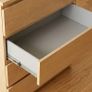 IKEA MALM 4-Drawer Chest  White Stained Oak Veneer Image 3