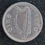 Ireland 1940 Silver Shilling Coin Image 3