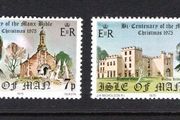 1975 Isle of Man Christmas and Bicentenary of Manx Bible Commemorative Stamps Mint Never Hinged (MNH)