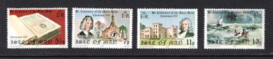 1975 Isle of Man Christmas and Bicentenary of Manx Bible Commemorative Stamps Mint Never Hinged (MNH)