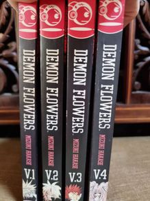 Demon Flowers manga volumes 1-4