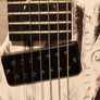 Custom Left Handed 7 String Guitar Dean Rusty Cooley Wraith Design (with bare knuckle passive pickups) Image 2