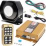 12V 200W Police Siren Horn Speaker Kit with 18 Sounds, MIC & Remote Image 2
