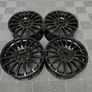 18" Multi Spoke Alloy wheels Ford Transit Custom Van Vw Transporter T7 74.5 6x120 Gloss Black Image 4