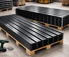 12 x Galvanised  Corrugated Roof Sheets  Rust Resistant & Weatherproof Roofing 129 x 46 cm, 7m Coverage