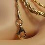 18ct Gold Plated Sterling Silver Italian Fine Twist link Chain Image 8