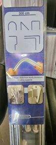 Brand New Euro Showers Bendi Track & Croydex Shower Curtain Set