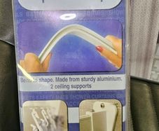 Brand New Euro Showers Bendi Track & Croydex Shower Curtain Set