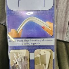 Brand New Euro Showers Bendi Track & Croydex Shower Curtain Set
