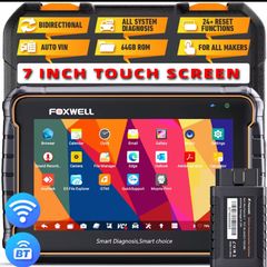 FOXWELL gt60 OBD2 Bluetooth Car Diagnostic Tool All System Bi-Directional Test 30+ Reset Code Reader OBD2 Scanner