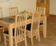 table and chairs
