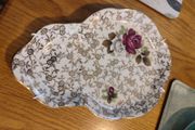 Rare find Vintage Old Foley Staffordshire England Tea and Cake Plate James Kent Made in England As Wall Hanging Plate.