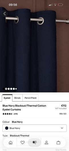 Next Blackout curtains