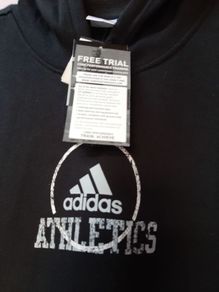 New Adidas black hoody tags attached