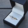 18ct Yellow Gold Diamond 5 Stone Wishbone Ring Image 3
