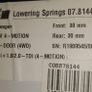 VW GOLF MK5 4motion Cobra Lowering Springs 30mm Image 2