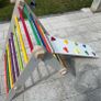 Pikler triangle climbing set with slide/climbing, foldable Image 5