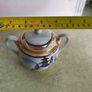 Vintage Japanese Lusterware Sugar bowle and lid  Hand Painted Image 4