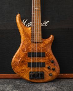 Roscoe SKB3005 5 String Bass - Natural