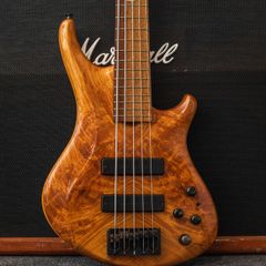Roscoe SKB3005 5 String Bass - Natural