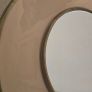 Deep round mirror detail and dusty pink Image 3