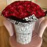 Huge Red Luxury Satin Florals Bouquet Image 2