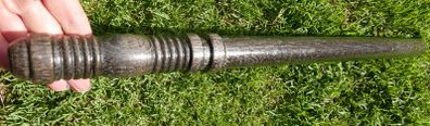 Antique Police Batton  Night Stick Vintage Ebony Wood