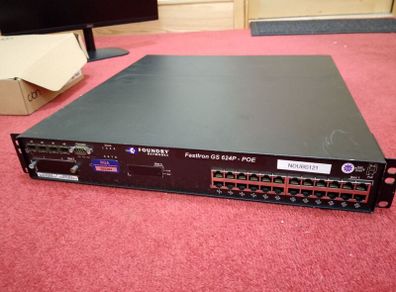 Foundry Networks FastIron GS 624P Network Switch