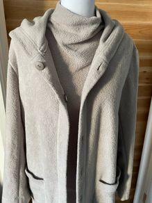 dress and long coat designer set size 8-10