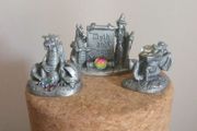 Metal Mini Figures - Myth &amp; Magic - Set of 3 - Dragons