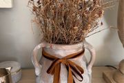 Stone urn vase