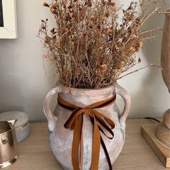 Stone urn vase