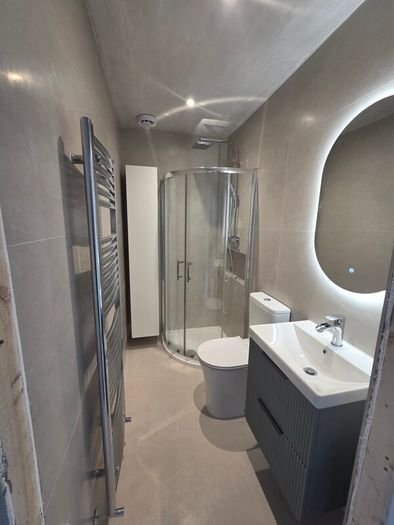 Modern LED Colour Changing Bathroom Mirror 800 x 500mm with 2 tiny black marks