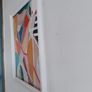 Eclectic Original Framed Painting in Cubist Style OR Figurative Art Image 4