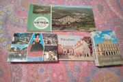 vintage europe post card and photo books x 4