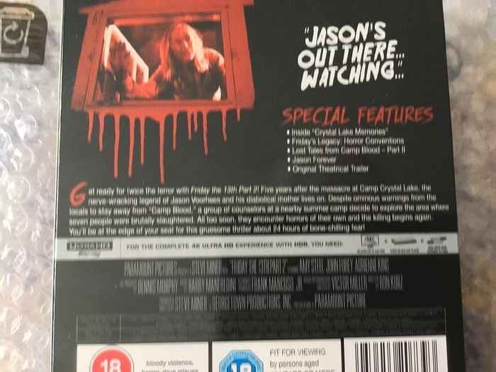 Friday 13th Part II 4K UHD
