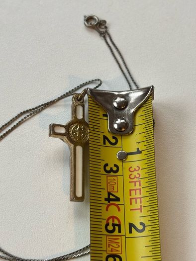 Vintage Necklace with Cross Pendant