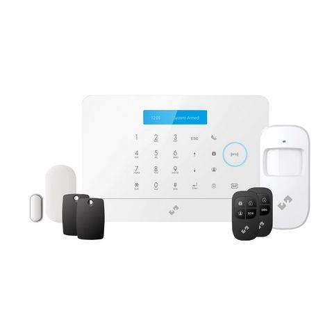 Nivian NVS-A6WG-U1, home security alarm,  Wifi/GSM, expandable KIT up to 60 devices, LCD screen, remote Control via APP, home Alarm