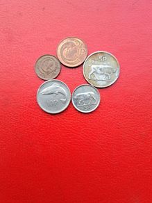 5 Irish Decimal Coins