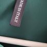 MADE IN ITALY bottle green silk style pussy bow longline blouse Sz XL (Fit 16-20UK) - Bnwot - Rrp 44.95 Image 3