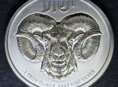 2023 - 1 Oz .9999  Niue Ram Of Calvary Silver Coin (Truth Series)
